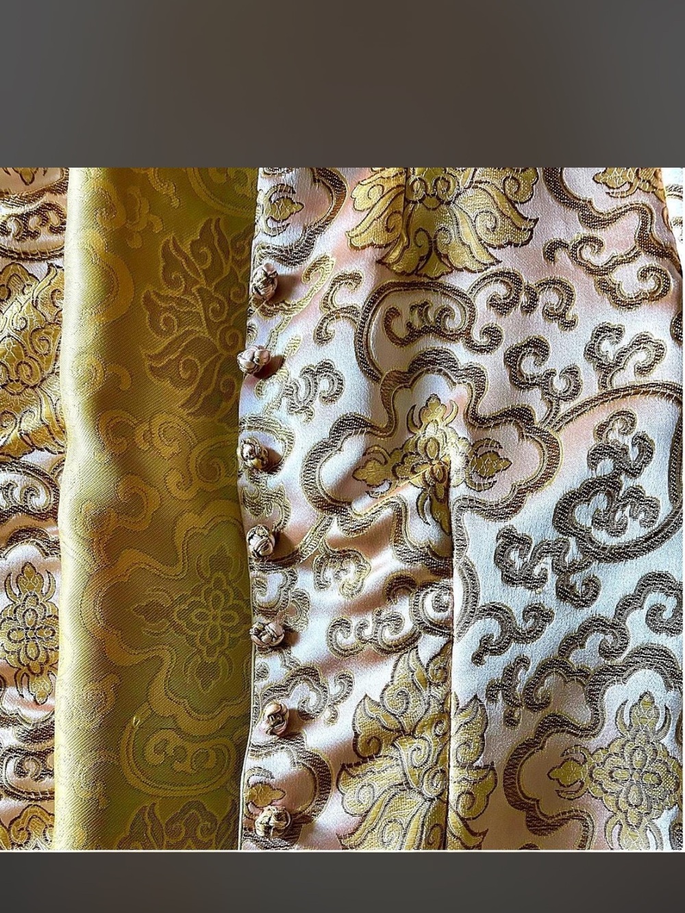 Pink & Gold Brocade Jacket - Picture 7 of 10